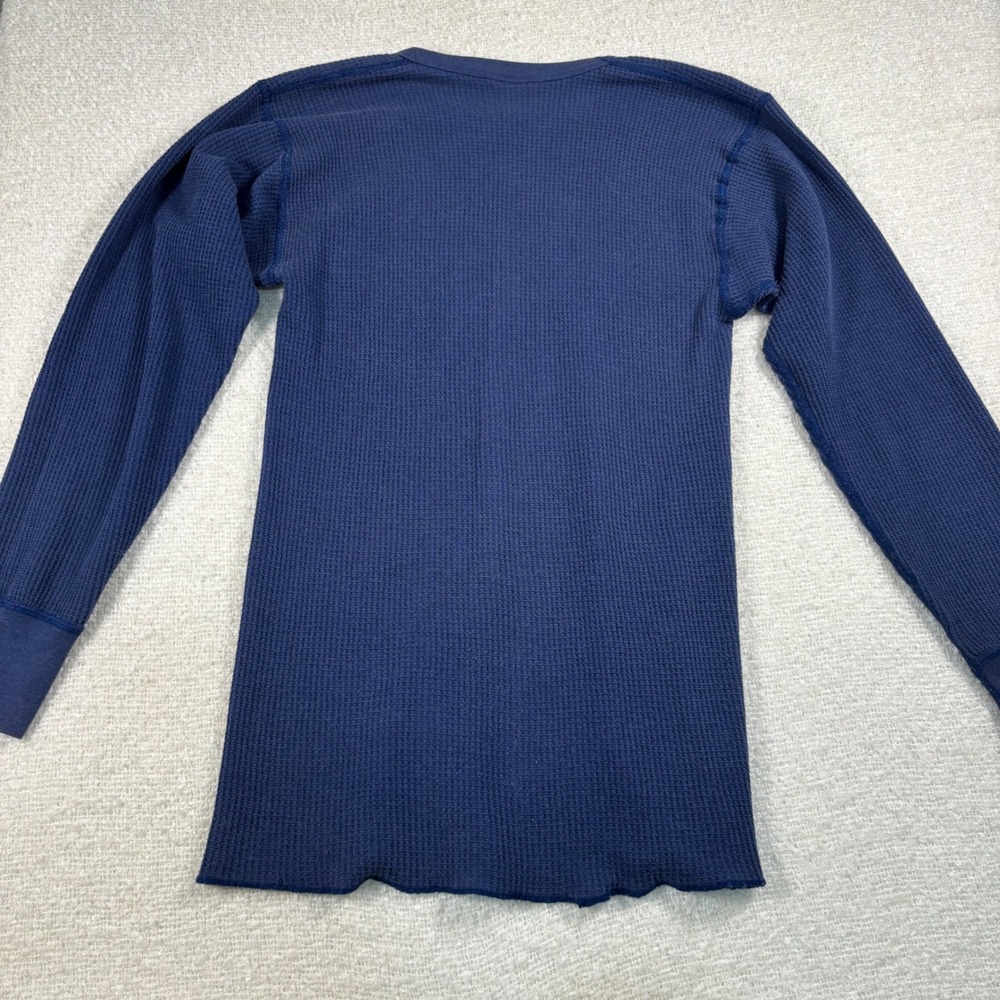 vintage 80s grunge northwest territory waffle knit thermal boxy sweater gorpcore - Picture 3 of 6